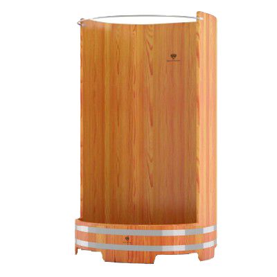 Душевая кабина BentWood большая с держателем для шторки
