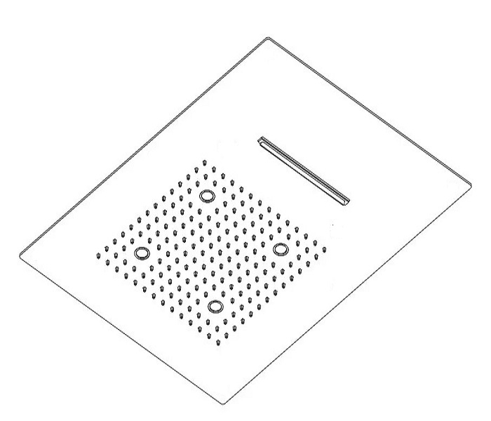 Верхний душ Otler Multi Jets 5262-R1C1L