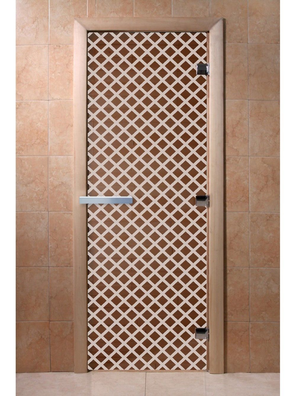 Дверь для бани и сауны Doorwood "Мираж бронза"