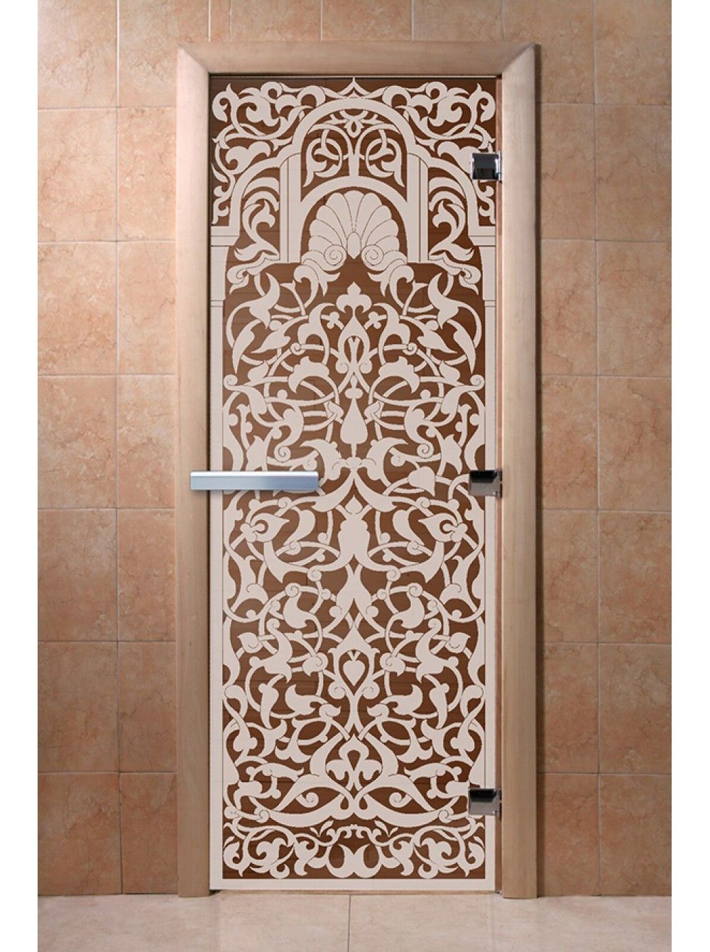 Дверь для бани и сауны Doorwood "Флоренция бронза"