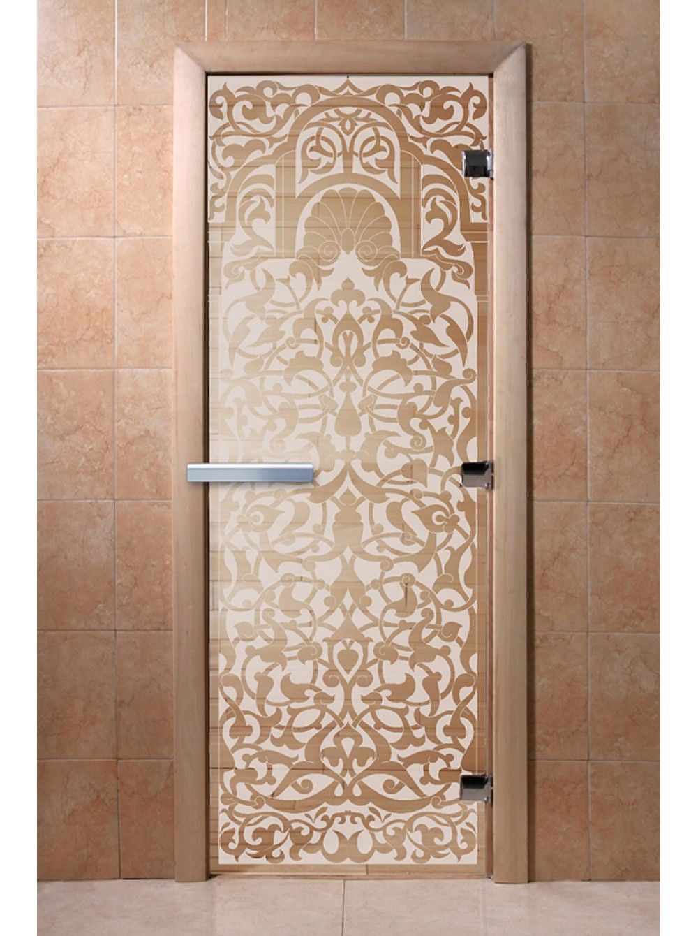 Дверь для бани и сауны Doorwood "Флоренция прозрачная"