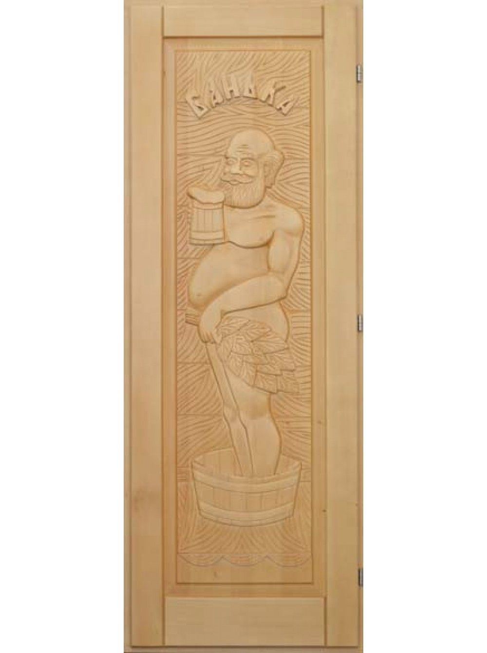 Дверь для бани и сауны Doorwood "Дед" кавказская липа