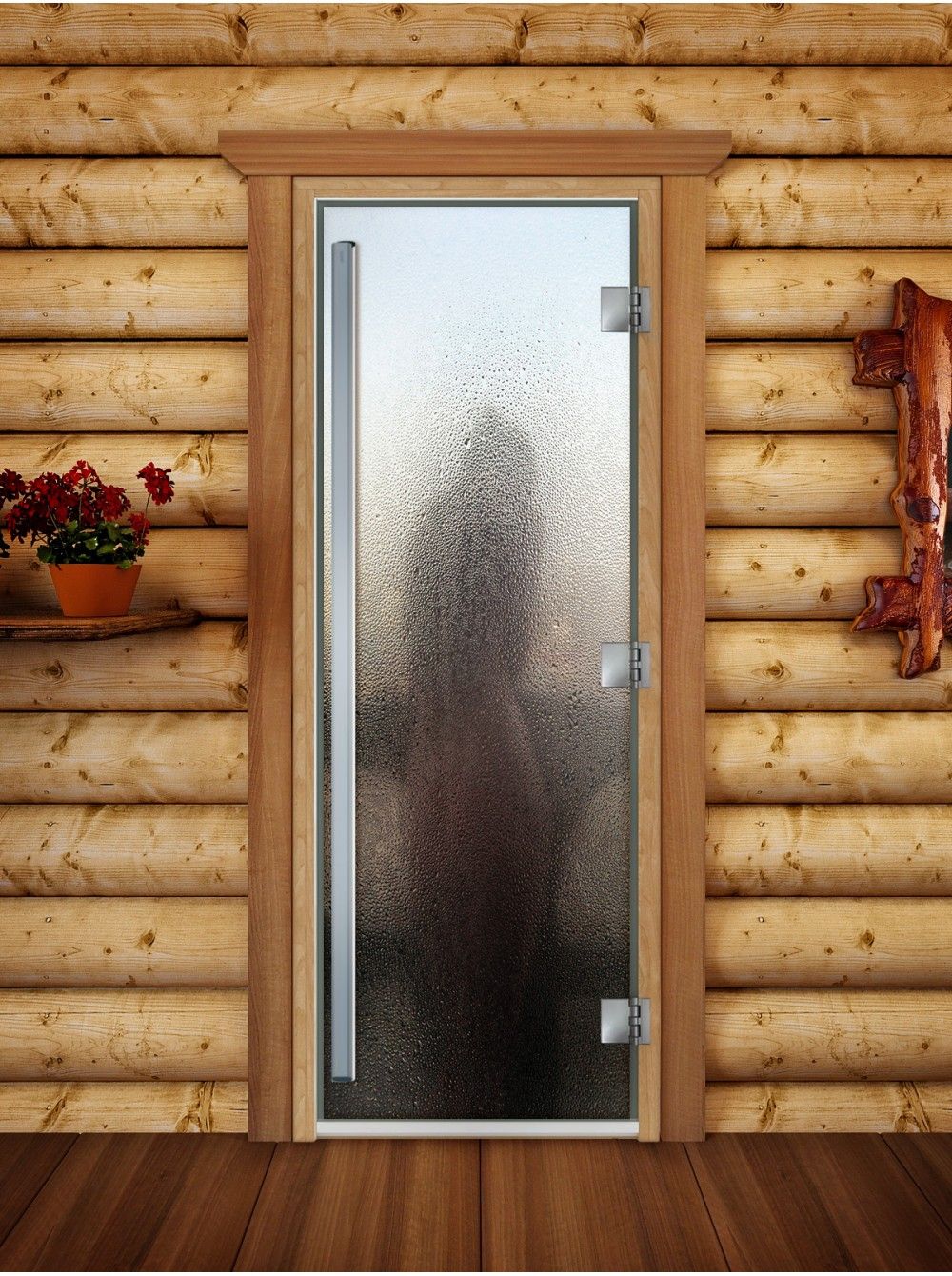 Дверь для бани и сауны Doorwood Престиж Фотопечать А012
