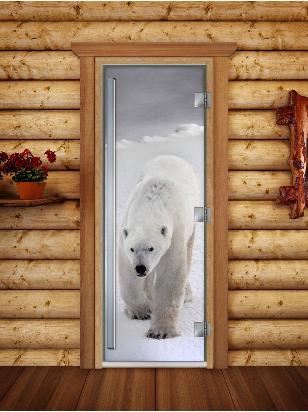 Дверь для бани и сауны Doorwood Престиж Фотопечать А062