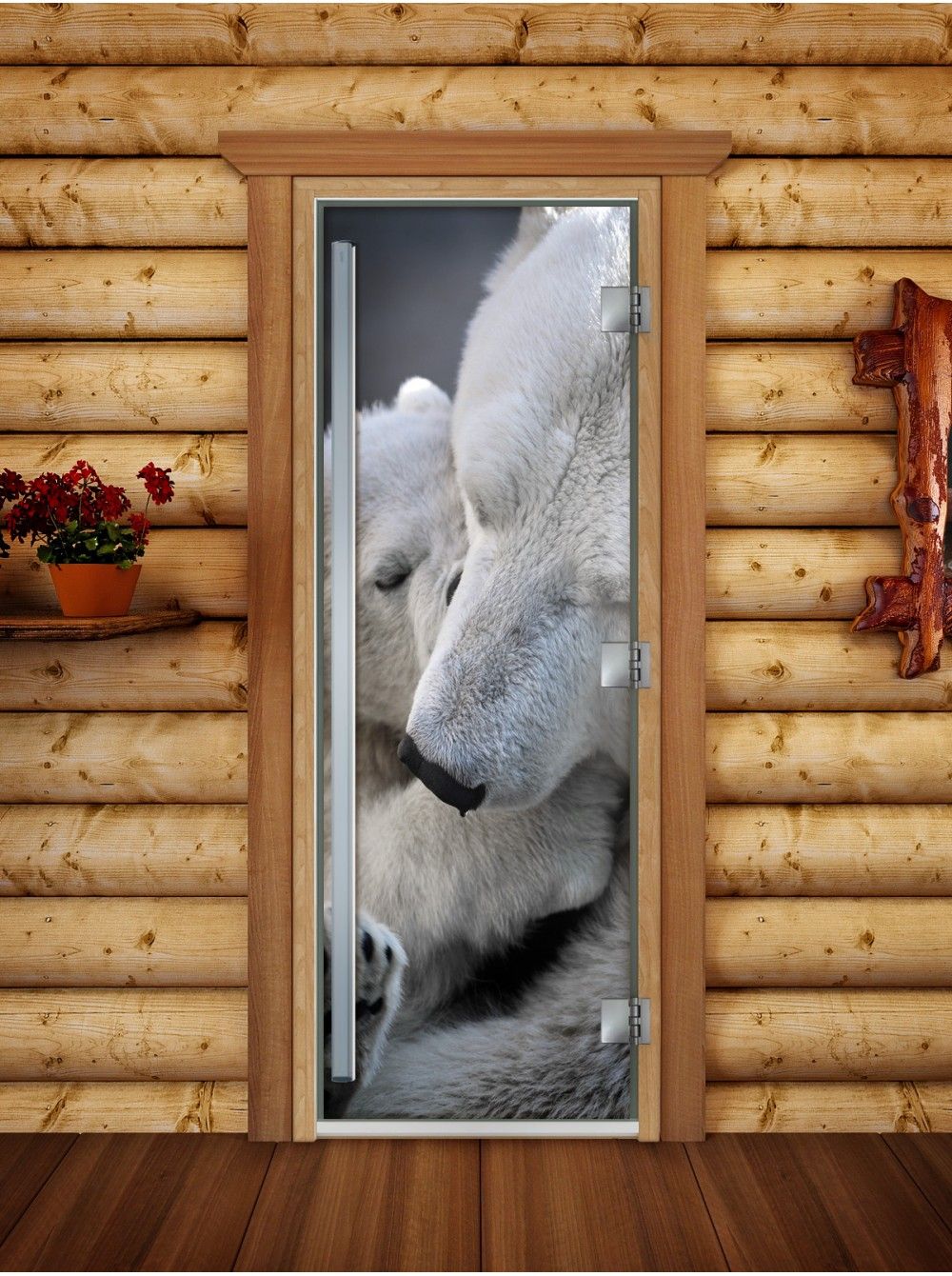 Дверь для бани и сауны Doorwood Престиж Фотопечать А066