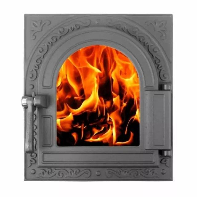 Дверка топочная Литком ДТГ-11С «Очаг-2», со стеклом