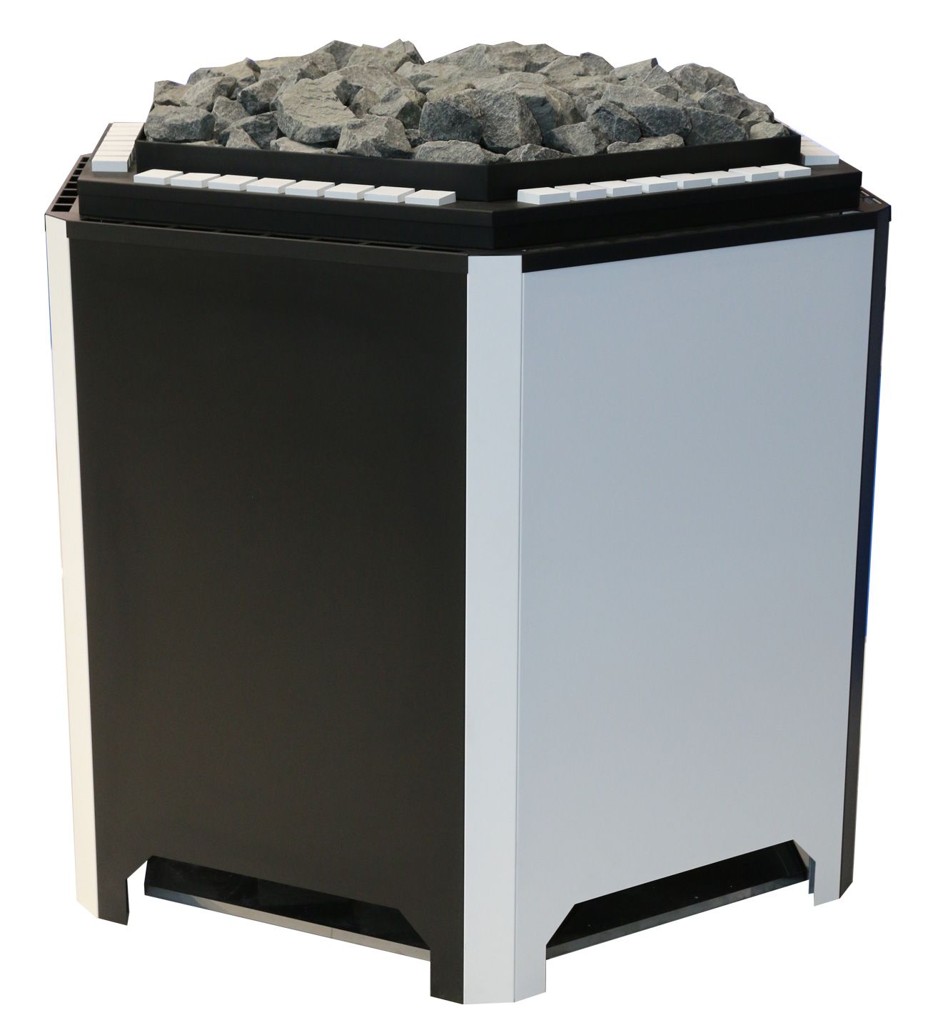 Печь газовая Kusatek HELIOS 20/30kW с облицовкой для бани и сауны