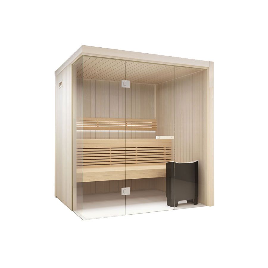 Готовая сауна TyloHelo Harmony Glass Corner