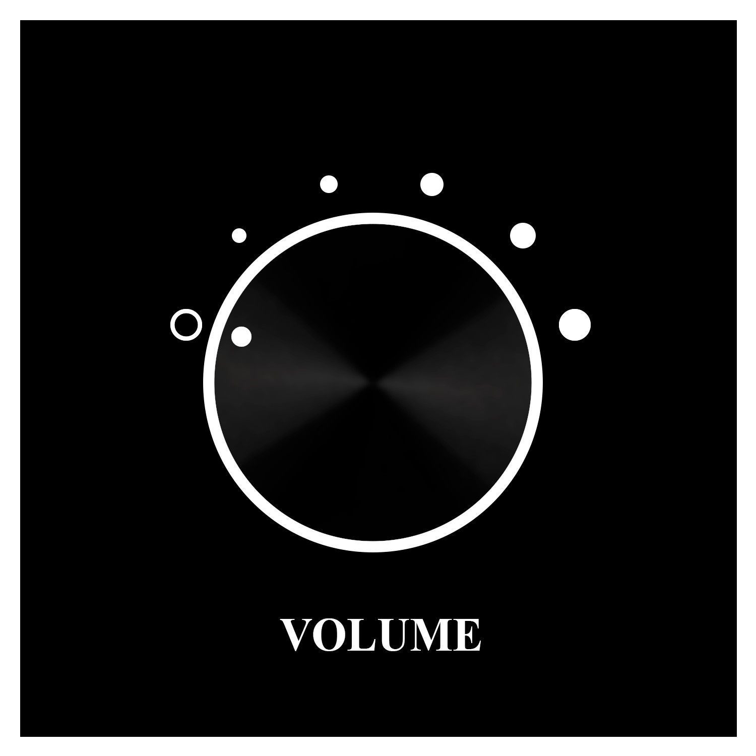 Настенный регулятор громкости звука настенный Steam&Water SOUND CONTROL Black 50