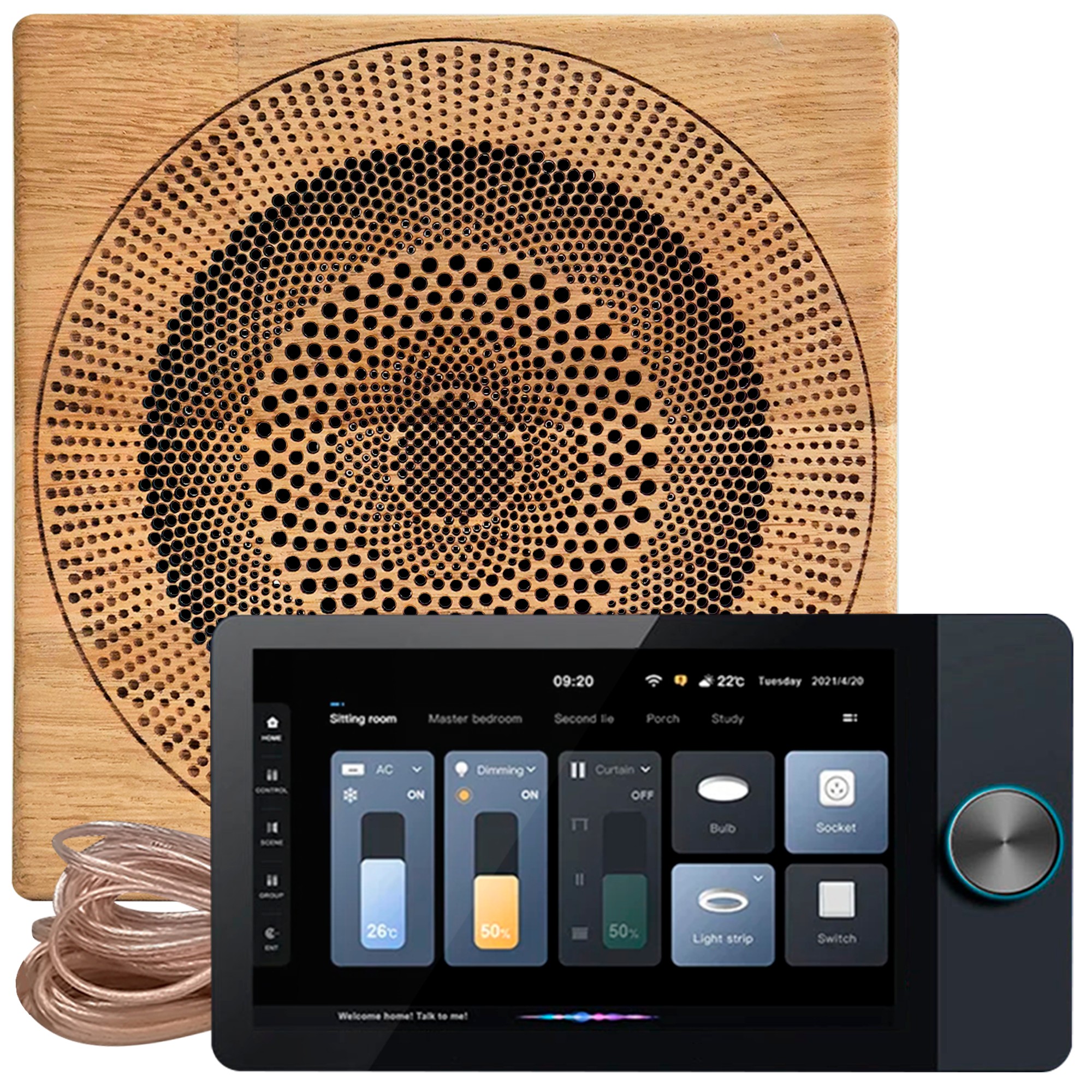 Комплект влагостойкой акустики Steam&Water SMART HOME MUSIC 2.0 - SAUNA Square