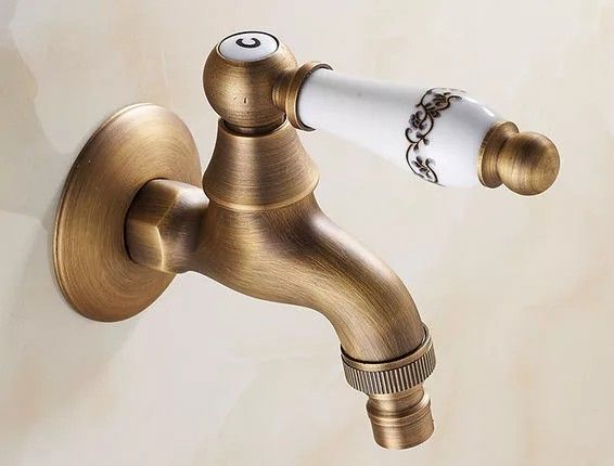 Бронзовый кран Керамия SM-63 для бани и хамама