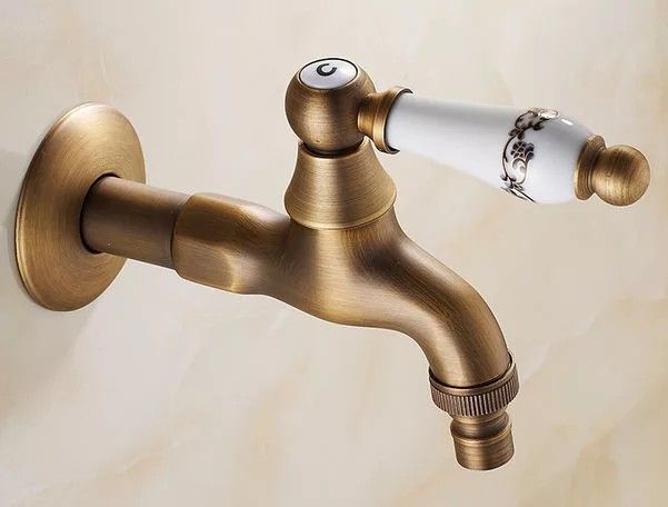 Бронзовый кран Керамия SM-60 для бани и хамама