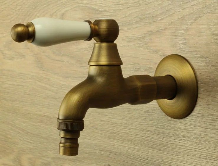 Бронзовый кран Керамия SM-49 для бани и хамама