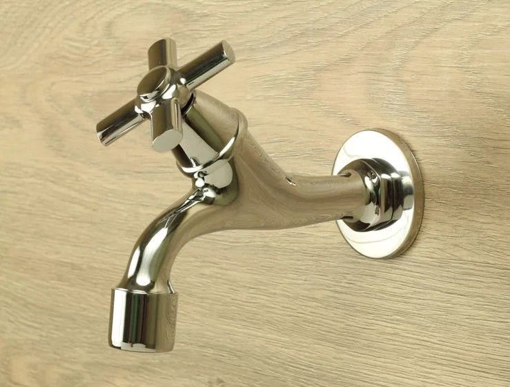Хромированный кран Керамия SM-45 для бани и хамама