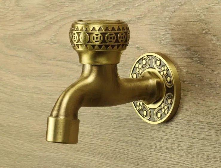 Бронзовый кран Керамия SM-16 для бани и хамама