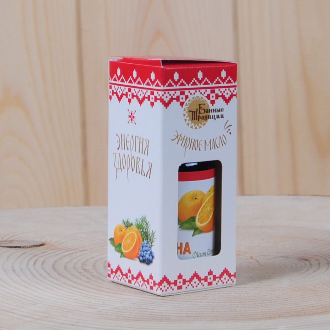 Масло апельсина 25мл в упаковке для бани