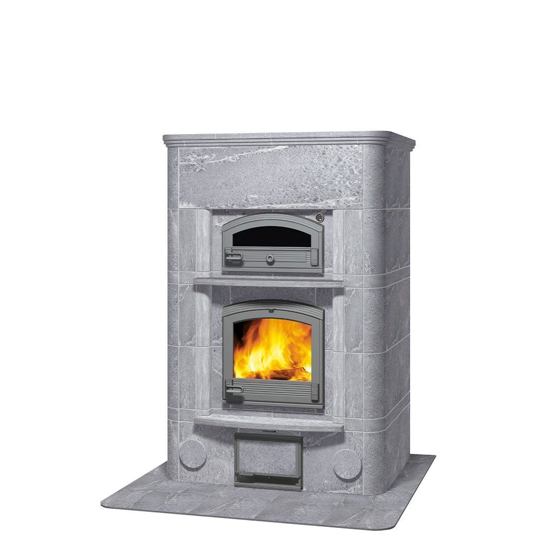 Дровяная печь с духовкой TLU 2450 Tulikivi