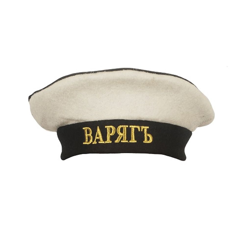 Шапка бескозырка "ВАРЯГ" для бани и сауны