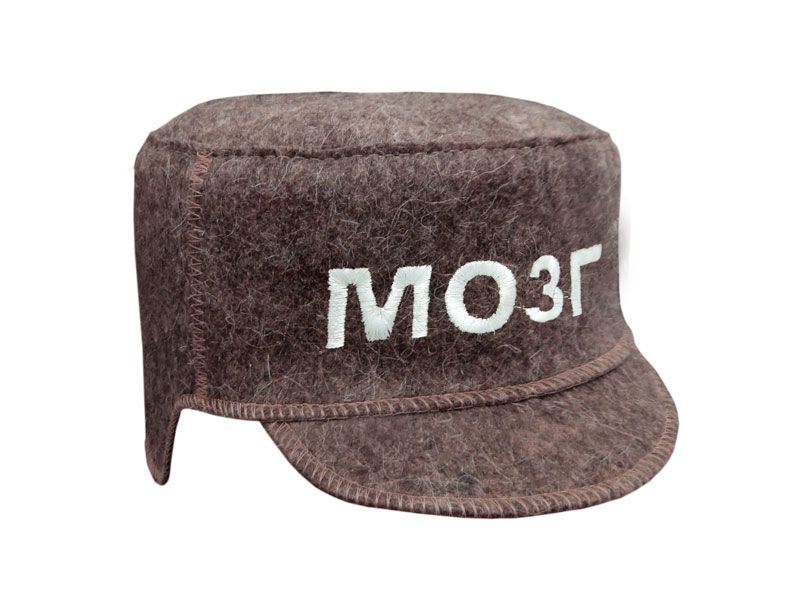Кепка "Мозг" для бани