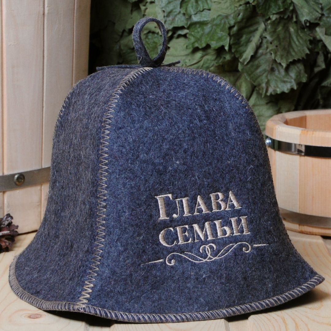 Шапка "Глава семьи" для бани