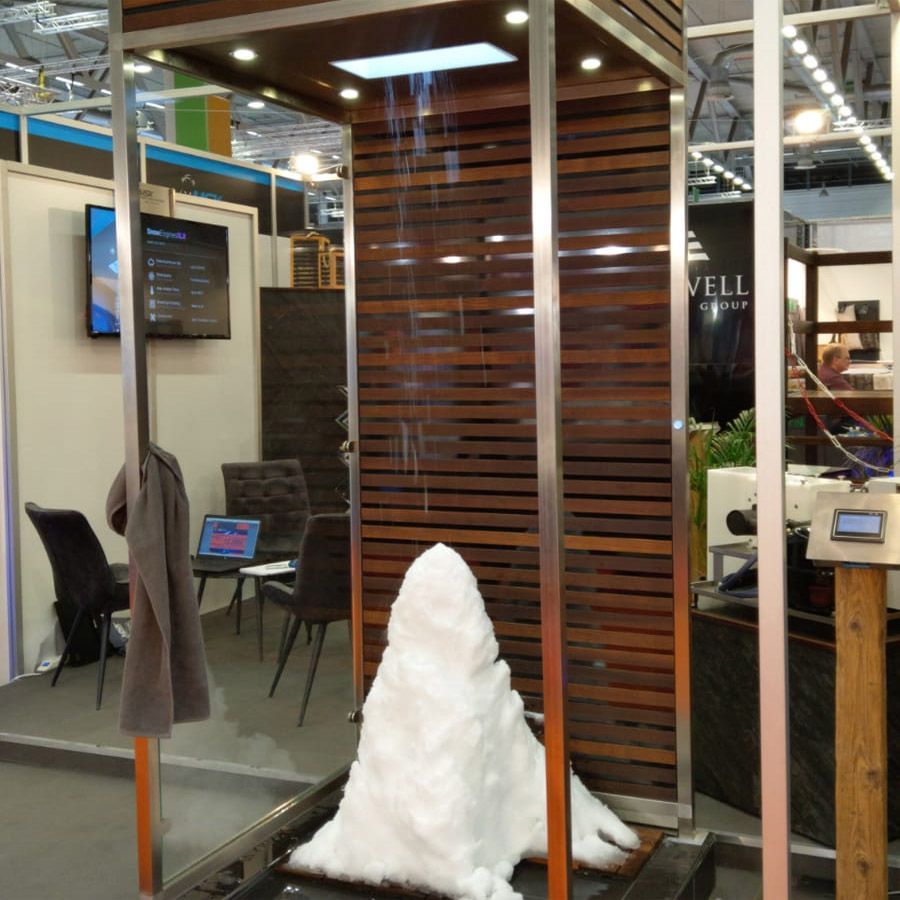 Снегогенератор MSK SnowMachine SL08W для бани и СПА