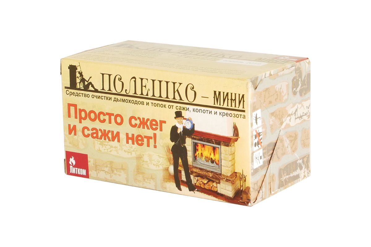 Полено чистки дымохода "ПОЛЕШКО" МИНИ 0,47кг (LK)
