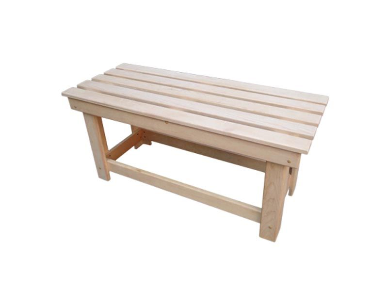 Лавка 1200*445*400 (кедр) R для бани