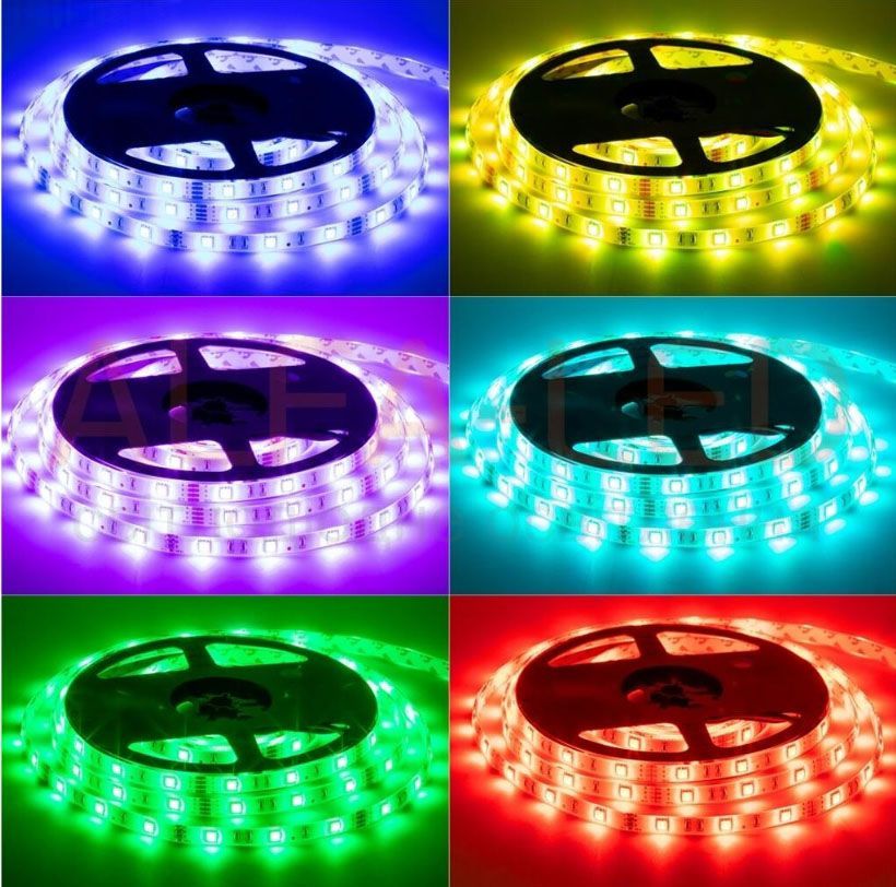 Комплект термостойкий RGB подсветки с пультом для бани