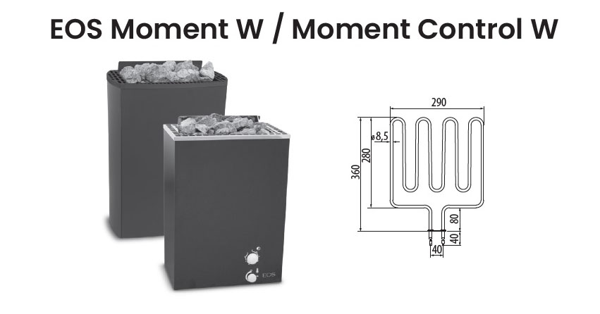 Нагревательный элемент ТЭН для электрической печи EOS Moment W / Moment Control W