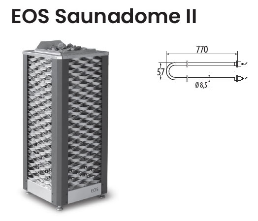 Нагревательный элемент ТЭН для электрической печи EOS Saunadome II