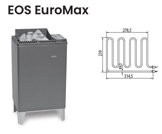 Нагревательный элемент ТЭН для электрической печи EOS EuroMax