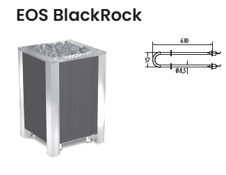 Нагревательный элемент ТЭН для электрической печи EOS BlackRock