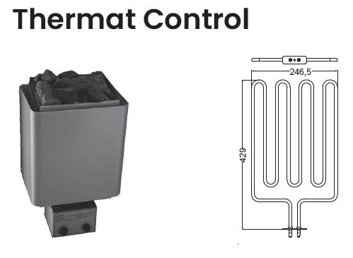 Нагревательный элемент ТЭН для электрической печи EOS Thermat Control