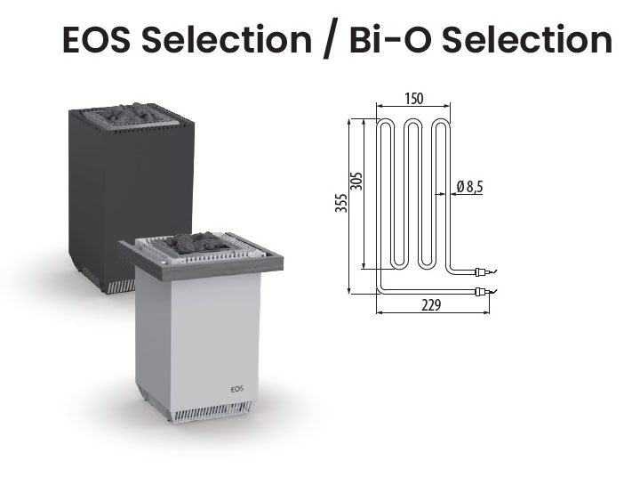 Нагревательный элемент ТЭН для электрической печи EOS EOS Selection / Bi-O Selection