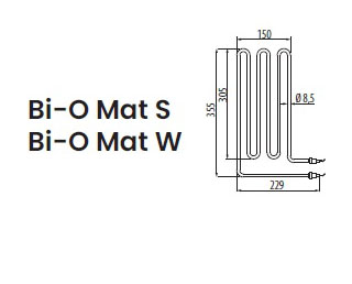 Нагревательный элемент ТЭН для электрической печи EOS Bi-O Mat S / Bi-O Mat W