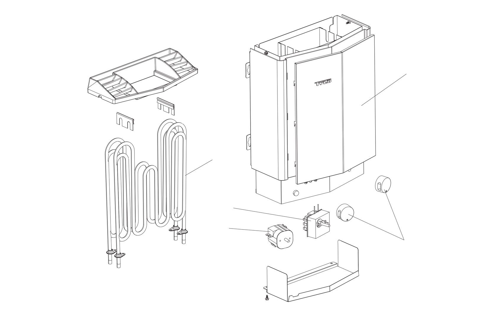 Запчасти для печи Tylo Compact 2/4