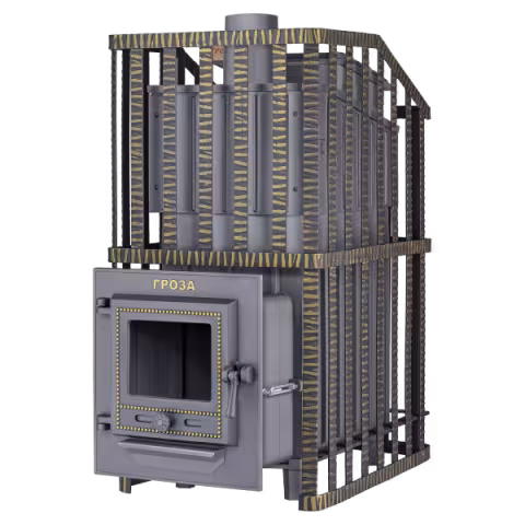 Дровяная печь Гефест Гроза Ураган 24 (М)