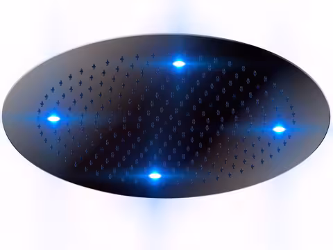 Верхний душ Otler Sapphire SD52 круг Ø52см, подсветка синий