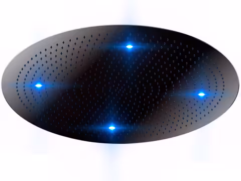 Верхний душ Otler Sapphire SD82 круг Ø82см, подсветка синий