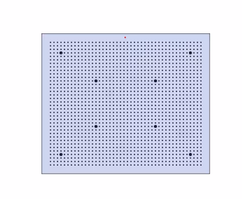 Верхний душ Otler Multi Jets OTL100/120 (тропический дождь)