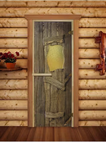 Дверь для бани и сауны Doorwood Русская баня-03
