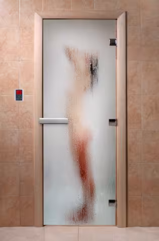 Дверь для бани и сауны Doorwood с фотопечатью A097 700х1900 мм