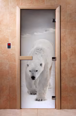 Дверь для бани и сауны Doorwood с фотопечатью A062 800х2000 мм