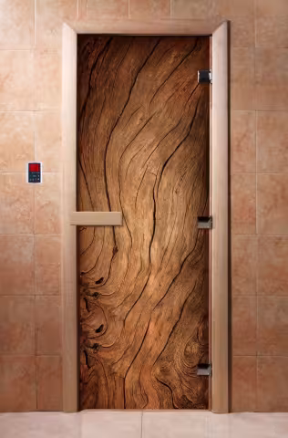 Дверь для бани и сауны Doorwood с фотопечатью A052 800х2000 мм