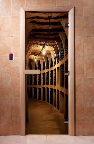 Дверь для бани и сауны Doorwood с фотопечатью A037 800х2000 мм