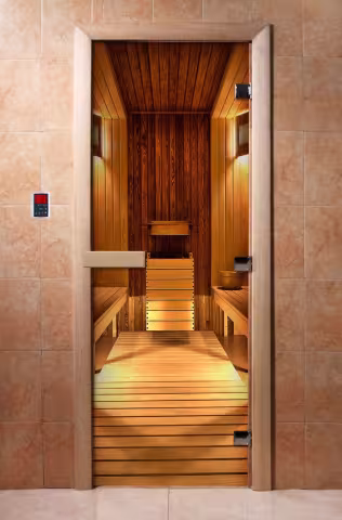 Дверь для бани и сауны Doorwood с фотопечатью A036 800х2000 мм