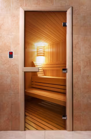 Дверь для бани и сауны Doorwood с фотопечатью A031 800х2000 мм