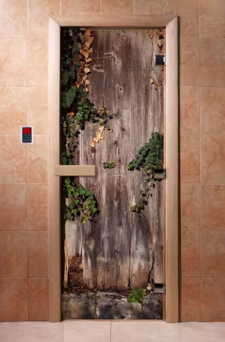 Дверь для бани и сауны Doorwood с фотопечатью A030 700х1900 мм