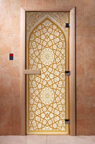 Дверь для бани и сауны Doorwood с фотопечатью A026 800х2000 мм