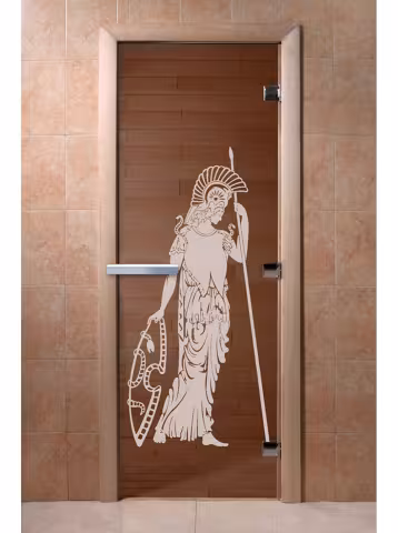Дверь для бани и сауны Doorwood "Рим бронза" 800х2100 мм